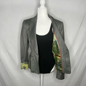 Ted Baker OBED working title suit jacket Size 3 equivalent to US 8.
